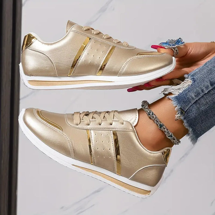 Mary®  Zapatillas Gold Shine