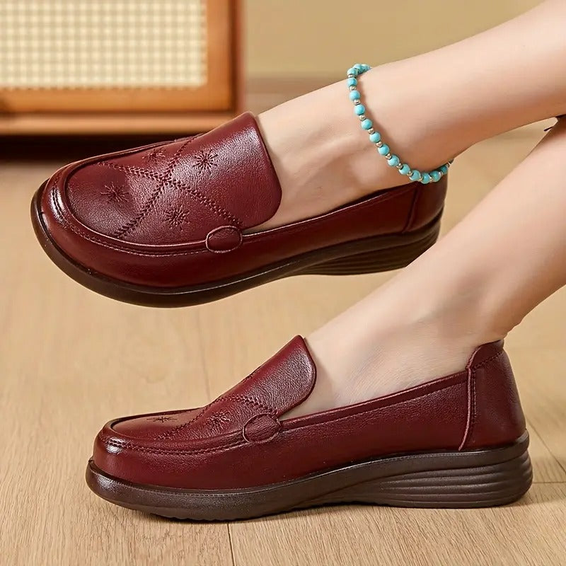 Clotilde® - Mocasines Ortopédicos de Piel⏐Edición Premium