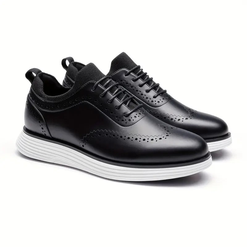 Enzo® - Zapatos Ortopédicos de Piel Estilo Oxford⏐Edición Premium